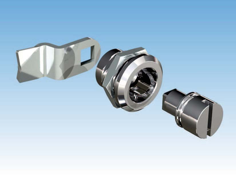 抗振型紧凑型直角回转锁 - 13,5 mm