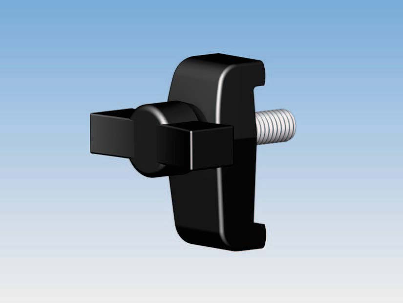 桥式夹紧锁（带翼形旋钮）